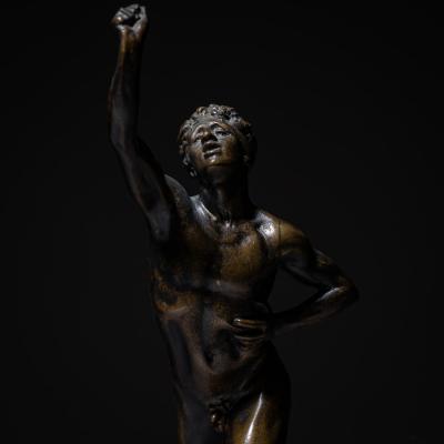 Max Kruse Bronze The Messenger of Marathon by Max Kruse 1854 1942 