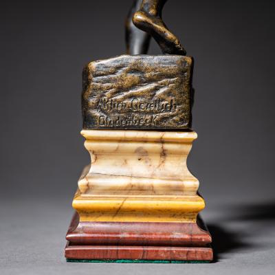 Max Kruse Bronze The Messenger of Marathon by Max Kruse 1854 1942 