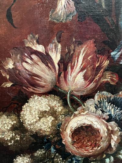 Max Luber Max Luber Munich 1879 1950 Floral Still Life Oil on Canvas