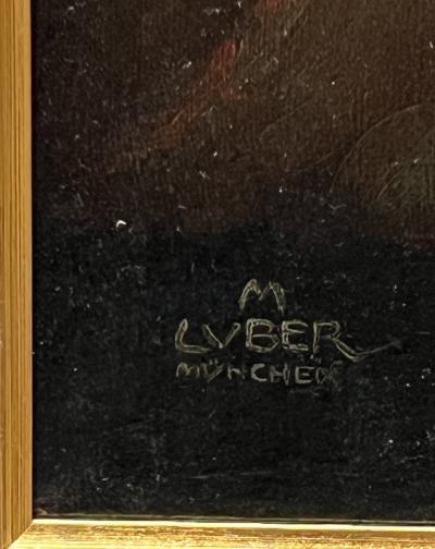 Max Luber Max Luber Munich 1879 1950 Floral Still Life Oil on Canvas