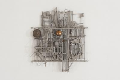 Max Neufeldt Metal Collage Assemblage Sculpture
