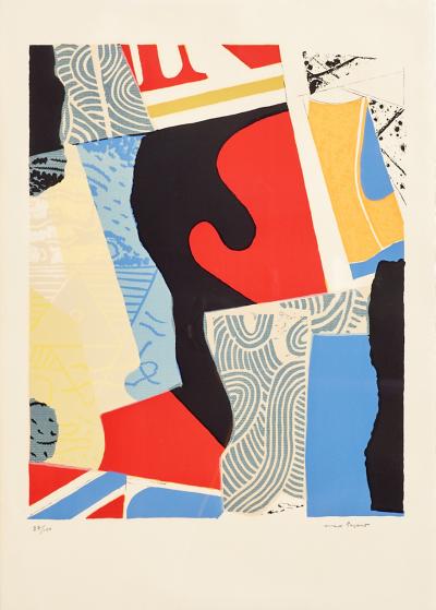 Max Papart Large Lithograph by Max Papart 1911 1994 