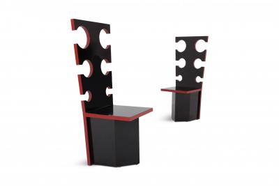 Max Papiri Max Papiri Designer Chairs for Mario Sabot 1970s
