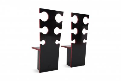 Max Papiri Max Papiri Designer Chairs for Mario Sabot 1970s