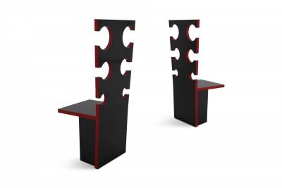Max Papiri Max Papiri Designer Chairs for Mario Sabot 1970s