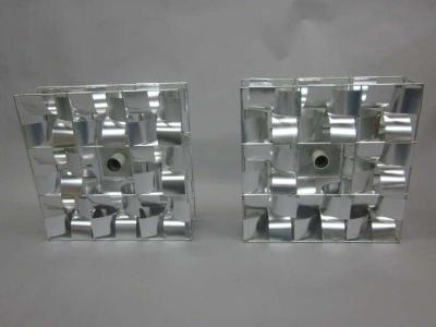 Max Sauze French Mid Century 3 Panel Wall Sconce Floor Light Sculpture by Max Sauze