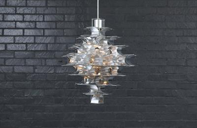 Max Sauze Vintage French Modern Cassiope Chandelier by Max Sauze