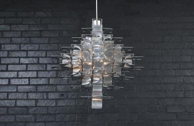 Max Sauze Vintage French Modern Cassiope Chandelier by Max Sauze