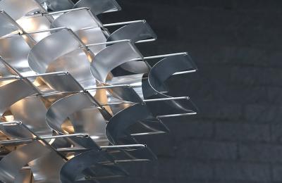 Max Sauze Vintage French Modern Cassiope Chandelier by Max Sauze