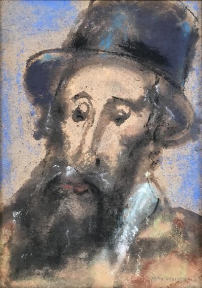 Max Weber Portrait of a Hasidic 