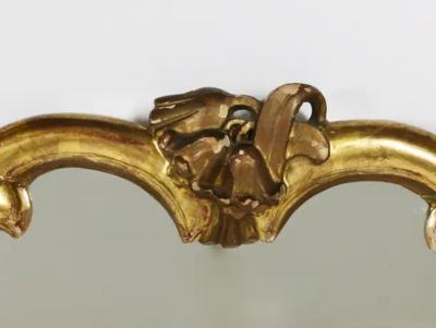 Max Welz Max Welz Vienna Art Nouveau Handcarved Giltwood Wall Mirror Austria 1930s