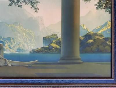 Maxfield Parrish Maxfield Parrish Iconic Art Deco Original 1923 Print Daybreak 