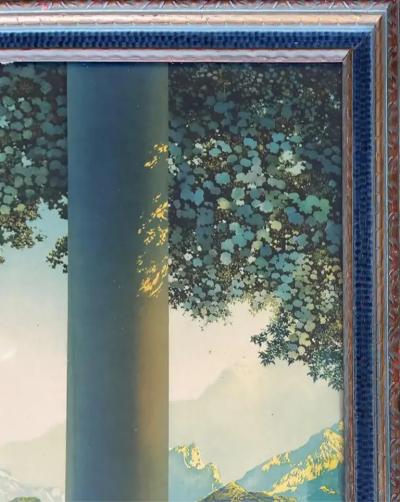Maxfield Parrish Maxfield Parrish Iconic Art Deco Original 1923 Print Daybreak 