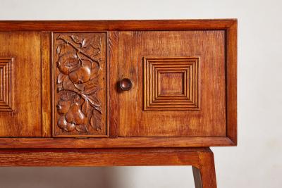 Maxime Old 1940s Italian Carved Sideboard