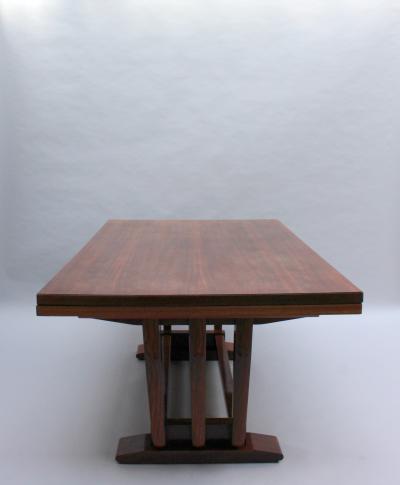 Maxime Old A FINE FRENCH ART DECO ROSEWOOD DINING TABLE BY MAXIME OLD