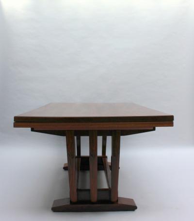 Maxime Old A FINE FRENCH ART DECO ROSEWOOD DINING TABLE BY MAXIME OLD