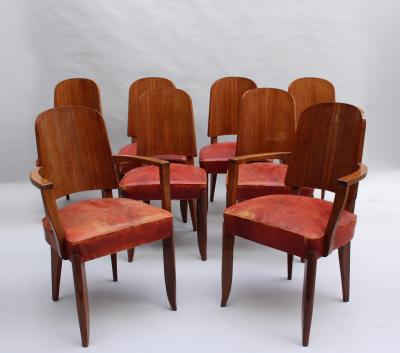 Maxime Old A FINE FRENCH ART DECO ROSEWOOD DINING TABLE BY MAXIME OLD