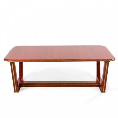 Maxime Old Customizable French 1940s Style Makore Veneer Coffee Table