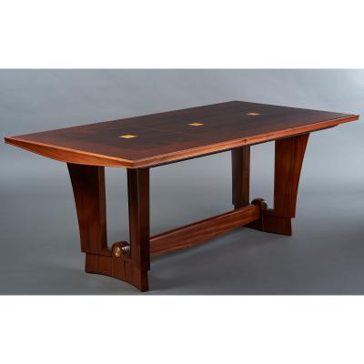 Maxime Old Elegant Dining Table by Maxime Old France 1940s