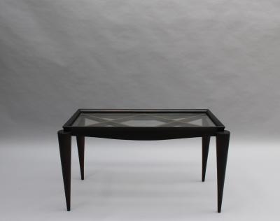 Maxime Old Fine French Art Deco Lacquered Coffee Table by Maxime Old