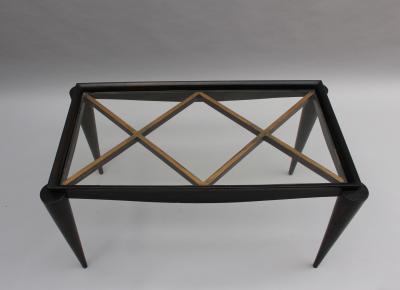 Maxime Old Fine French Art Deco Lacquered Coffee Table by Maxime Old