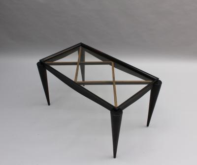 Maxime Old Fine French Art Deco Lacquered Coffee Table by Maxime Old