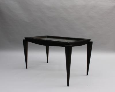 Maxime Old Fine French Art Deco Lacquered Coffee Table by Maxime Old