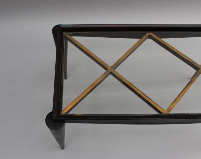 Maxime Old Fine French Art Deco Lacquered Coffee Table by Maxime Old
