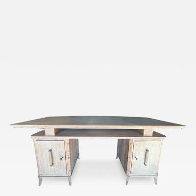 Maxime Old French Art Deco Cerused Desk