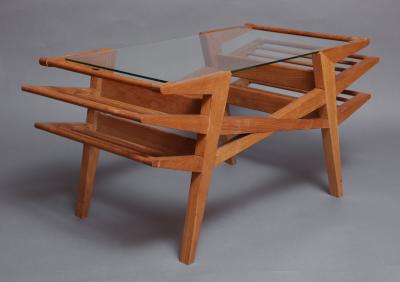 Maxime Old Maxime Old 1950s Oak Coffee Table