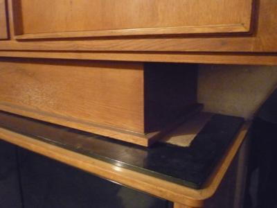 Maxime Old Maxime Old Stamped Superb Oak 2 Doors and Drawers Cabinet