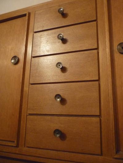 Maxime Old Maxime Old Stamped Superb Oak 2 Doors and Drawers Cabinet