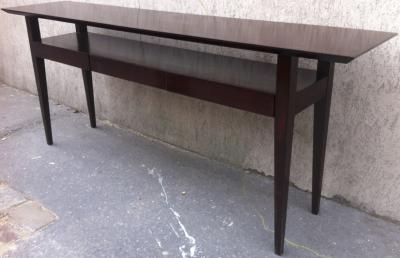 Maxime Old Maxime Old Superb Design Wood Console with 3 Front Drawers