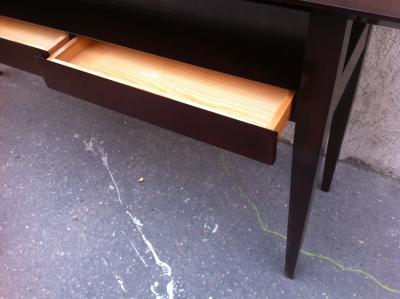 Maxime Old Maxime Old Superb Design Wood Console with 3 Front Drawers