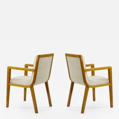 Maxime Old Maxime Old pair of refined oak arm chairs
