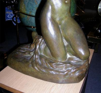 Maxime Real del Sarte 20th C Bronze statue Ivresse by Maxime Real del Sarte