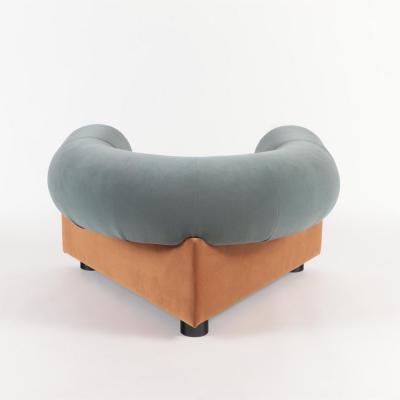 Maximilian Eicke Shaped Two Tone Club Chair Designed by Maximilian Eicke for Max ID NY 