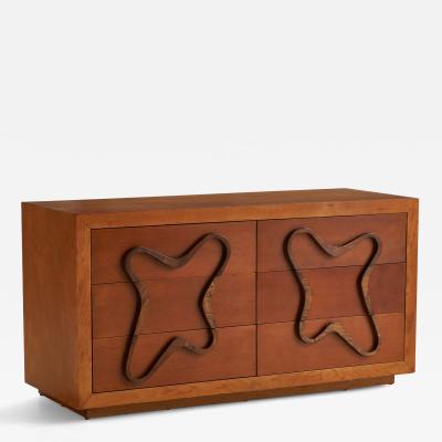 Maximilian For Karp Furniture Co Dresser with Walnut and Plywood USA 1950s