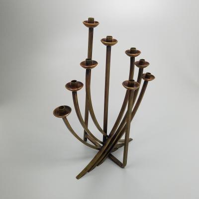 Maxwell Chayat Maxwell Chayat Rare Mid Century Modernist Menorah