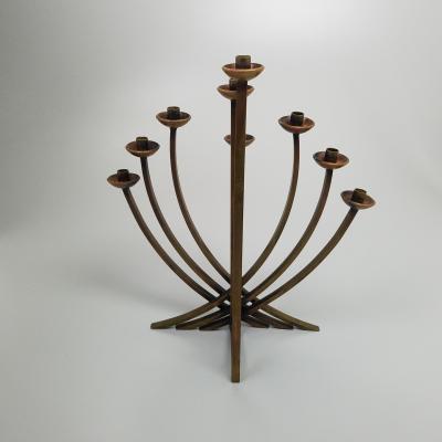 Maxwell Chayat Maxwell Chayat Rare Mid Century Modernist Menorah