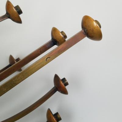 Maxwell Chayat Maxwell Chayat Rare Mid Century Modernist Menorah