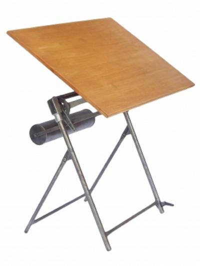 Mechanical Drafting Table And Stool