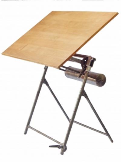 Mechanical Drafting Table And Stool