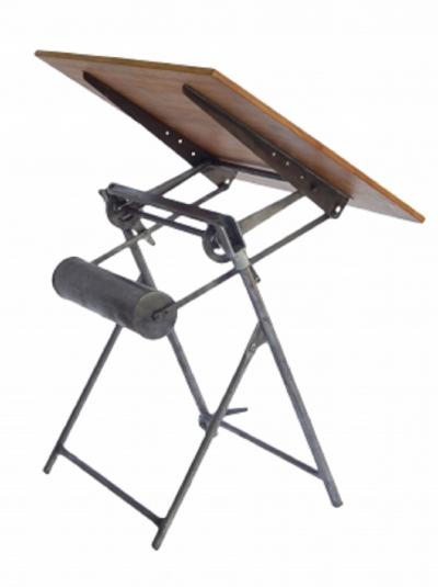 Mechanical Drafting Table And Stool