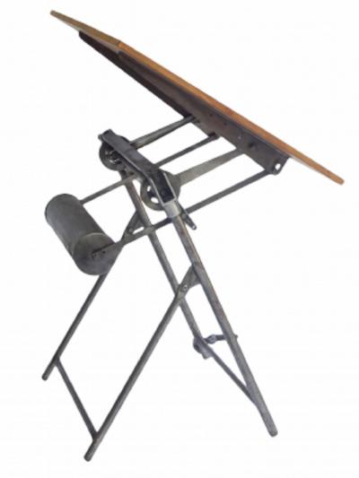 Mechanical Drafting Table And Stool