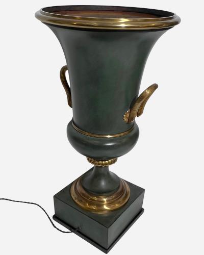 Medici style Empire vase lamp France circa 1940