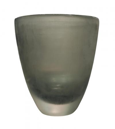 Medium Murano Smoke Glass Vase
