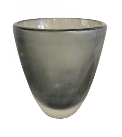 Medium Murano Smoke Glass Vase
