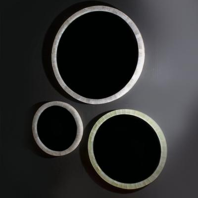 Medium Onyx Mirror with a frame backlit by LED