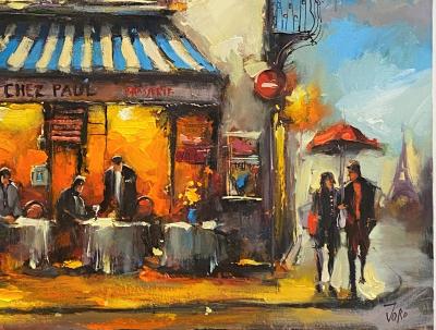 Meet in Paris Painting by Georgi Kolarov